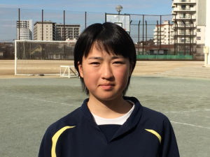 ちはら台西中学校 東牧野はんな選手本人写真