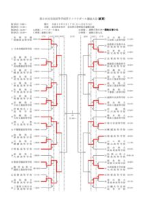 第３６回全国高等学校男子ソフトボール選抜大会　３日目結果