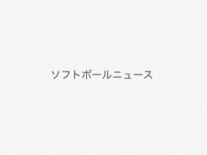 2021年 日本女子ソフトボールリーグ3部 第2節 結果