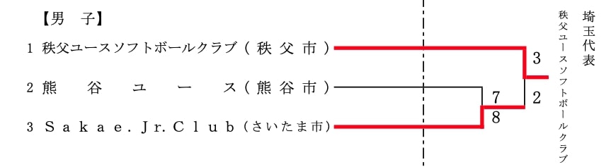 【埼玉県ソフトボール】第21回全日本中学生(男女)ソフトボール大会埼玉県予選会　結果